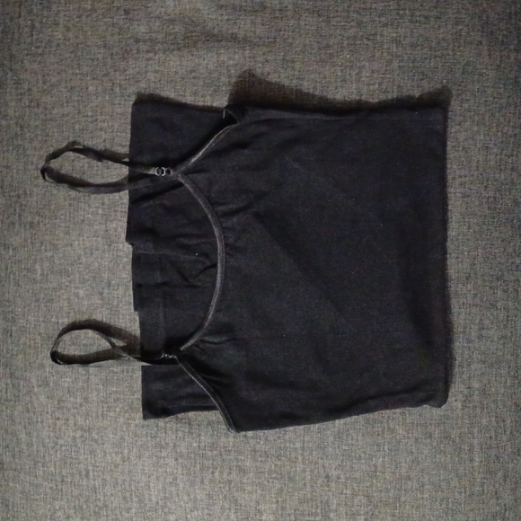Black spaghetti strap tank (new w/o tags) - Picture 1 of 3